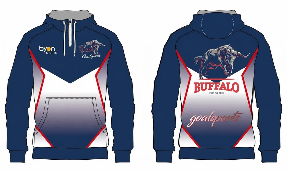 Custom Flece Quarter-Zip Hoodies