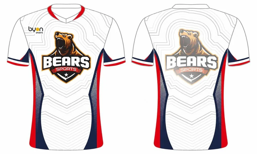 Custom Full Color Sublimiertes T-Shirt für Esport