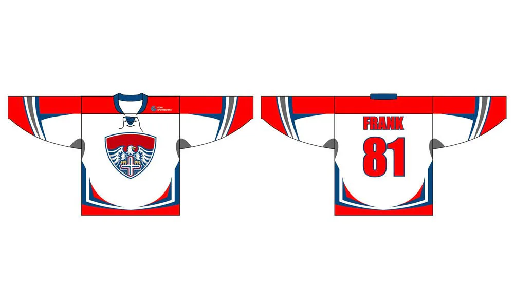 Maglie da hockey su misura del team di gioventù sublimata in poliestere completo