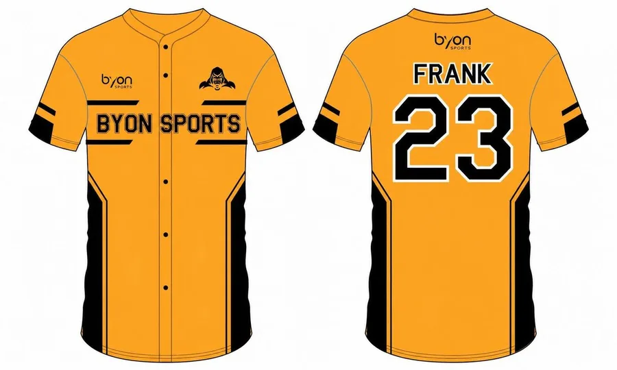100% Polyester Sublimation Jugendteam Badger Baseball Trikot