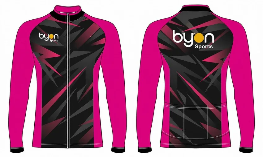 Maglie ciclismo a maniche lunghe su misura per giovani