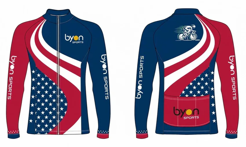 Maglie ciclismo a maniche lunghe personalizzate