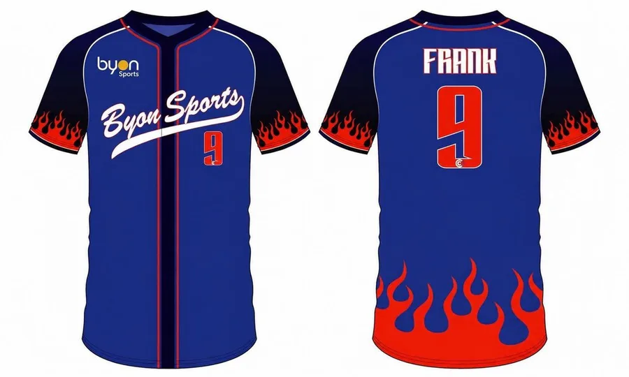 Sublimation printing 100% polyester dry fit custom softball shirts
