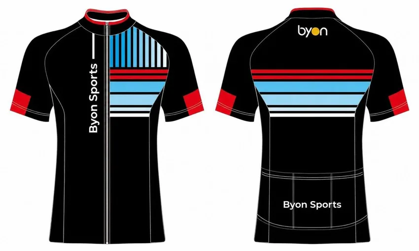 Maglie ciclismo a maniche corte Dye-sublimated