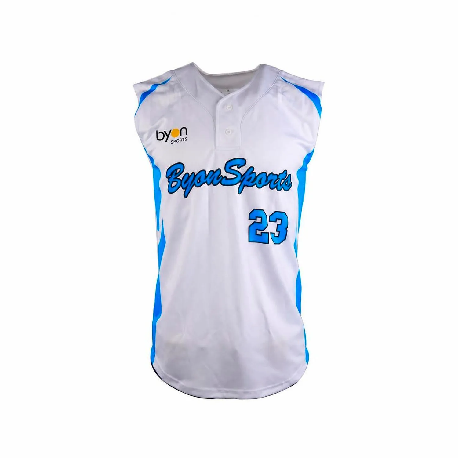 Wholesale full-dye custom sleeveless baseball jersey