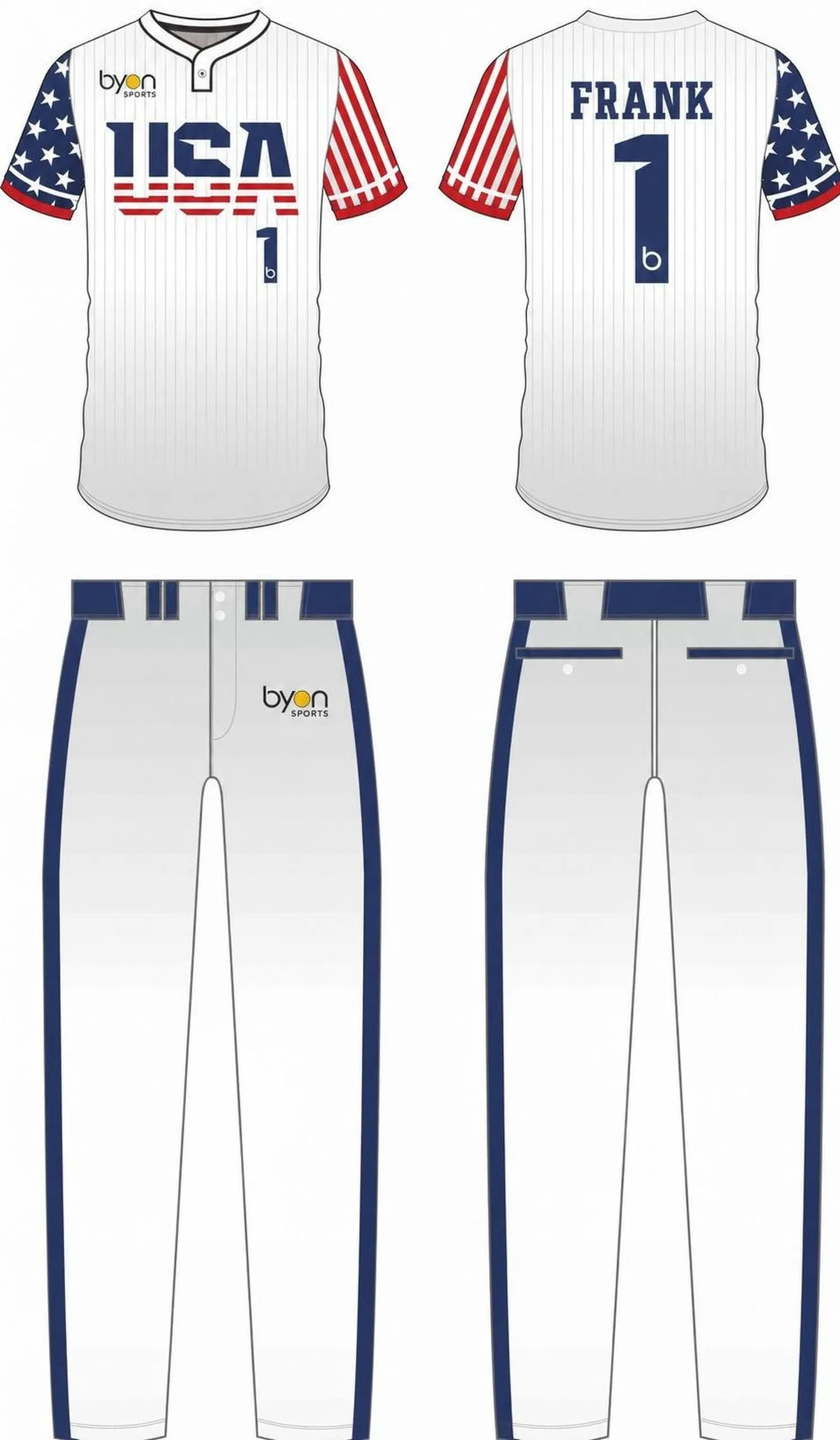 High school custom design sublimated reversible softball pants