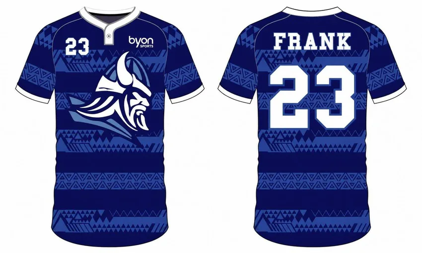 Full polyester durable sublimated custom youth team softball shirts