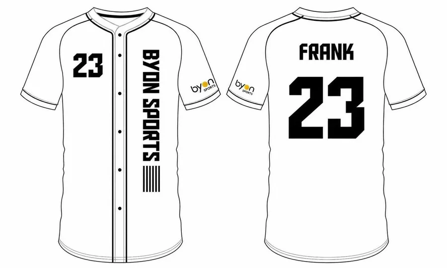 Dye sublimation printing custom design youth softball shirts