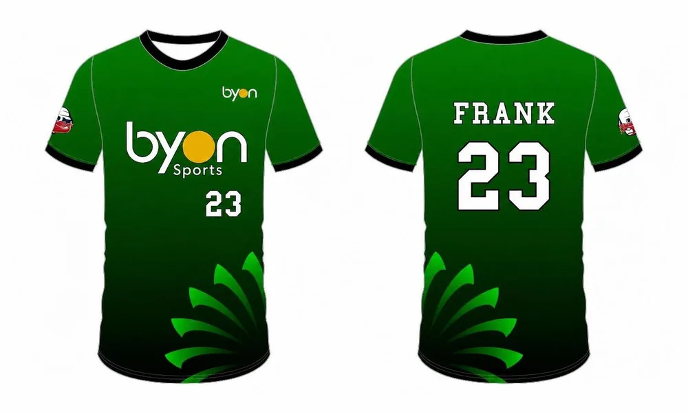 Custom-Farbstoff-sublimierte Sport-Baseball-Tee