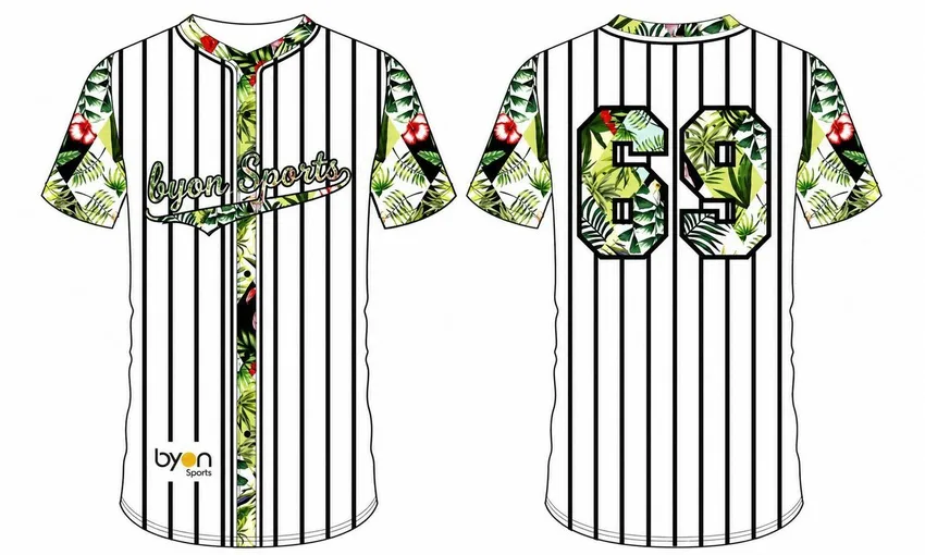 Großhandel Polyester sublimierte Badger Baseball Trikot