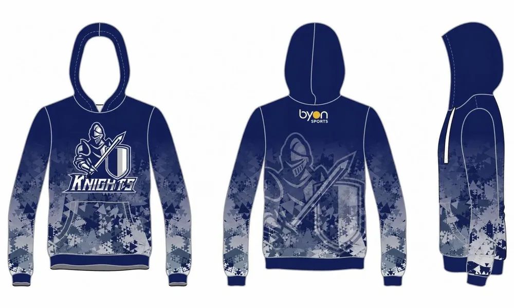 Custom Sublimation Fleece Krieger Hoodies