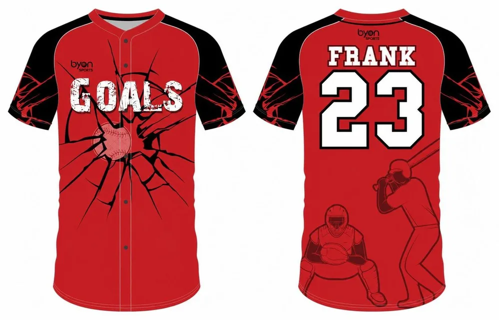 Wholesale polyester sublimated throwback baseball jersey