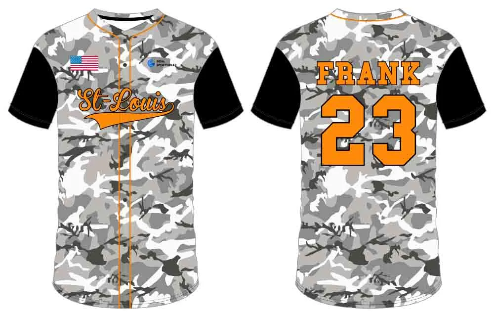 Wholesale high-quality custom team throwback baseball jersey