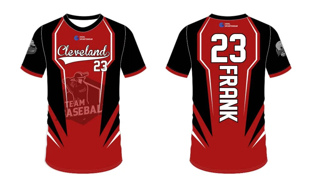 Langlebiger Polyester-Mannschaft Baseball-Tee