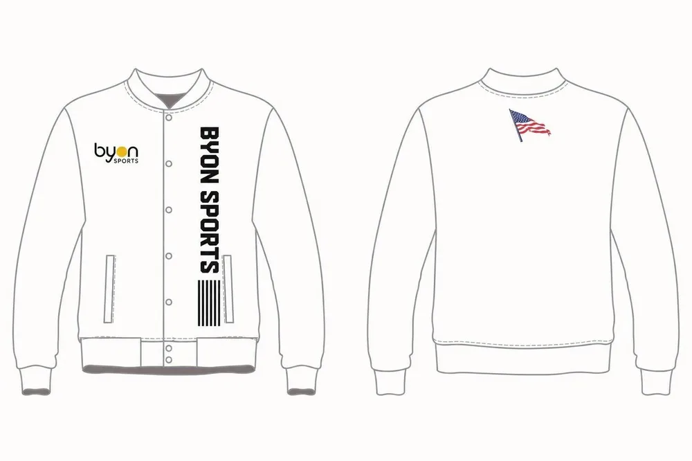 Custom White Baseball Jacken