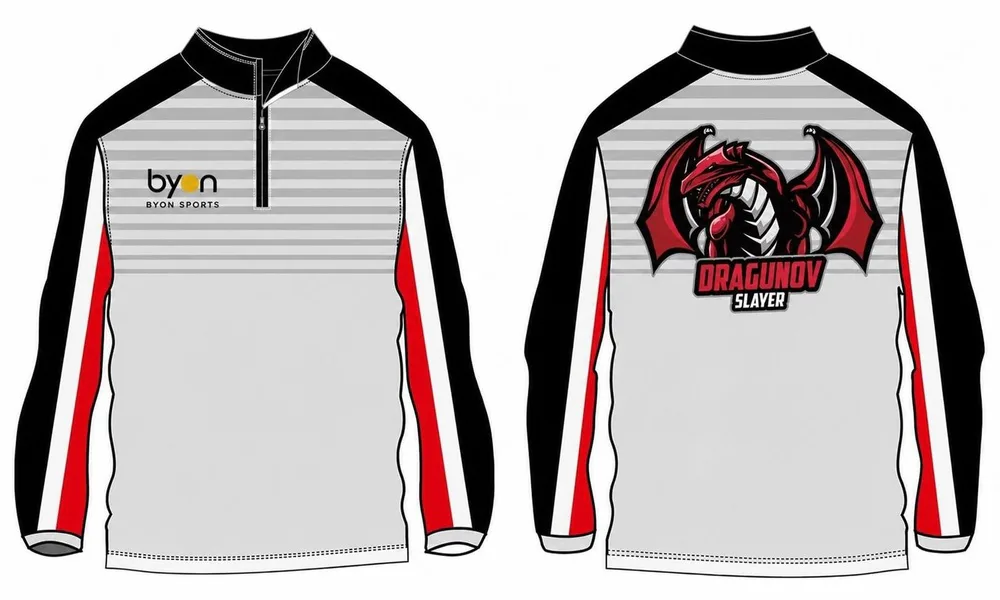 Custom Jugendteam 1/4 Zipper Baseball Jacken