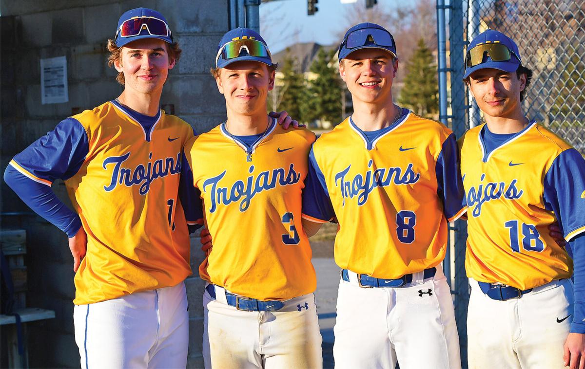 Custom high school baseball uniform