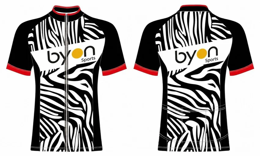 Maglia ciclismo in maglia di poliestere personalizzata