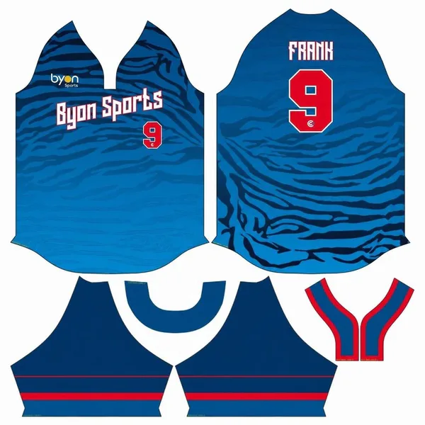 Sublimierte Softball-Trikots Design Referenz