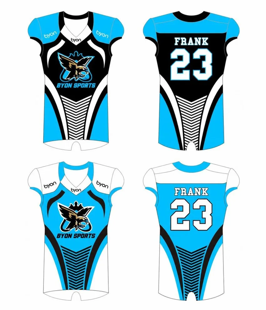 100% Polyester-Sublimation Reversible Football Jerseys