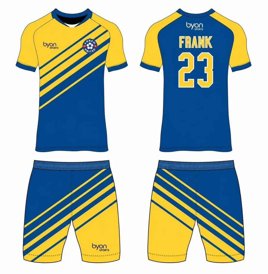 wholesale 100% polyester custom made sublimation custom soccer kits