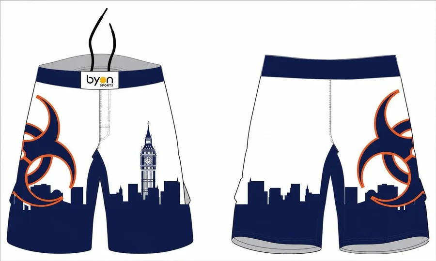 Wholesale 100% Polyester Custom Made Sublimation Wrestling Fight Shorts