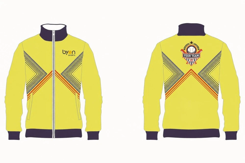 al por mayor 100% poliéster impresos personalizados Football Team Jackets