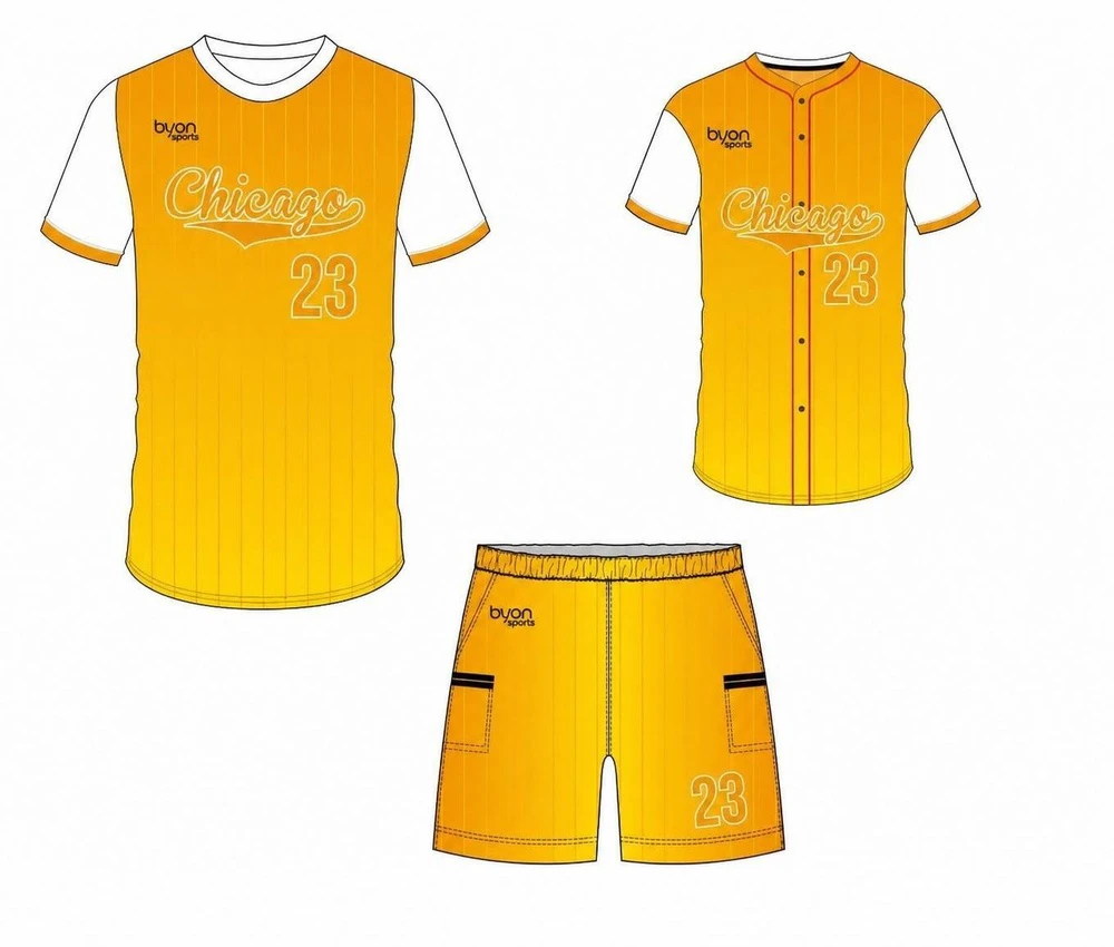 Wholesale 100% polyester custom sublimated printed custom baseball gear