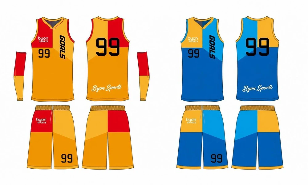 100% Polyester-Custom sublimierte gedruckte Basketball-Singlets