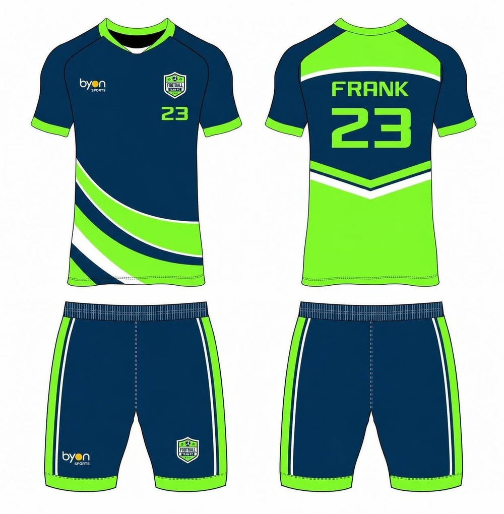 wholesale 100% polyester custom sublimated printed custom soccer kits