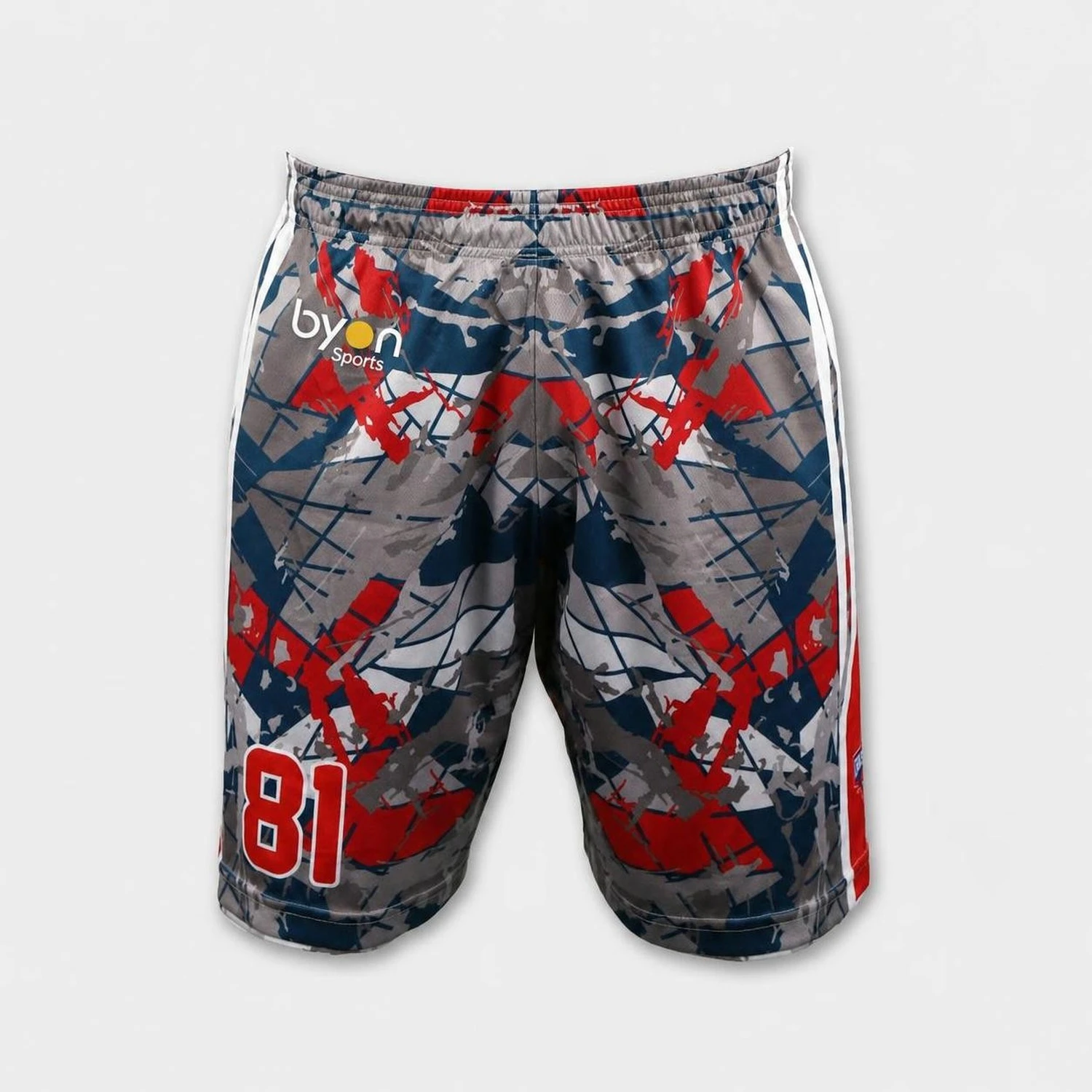 100% Polyester-Custom sublimierte gedruckte reversible Basketball-Shorts