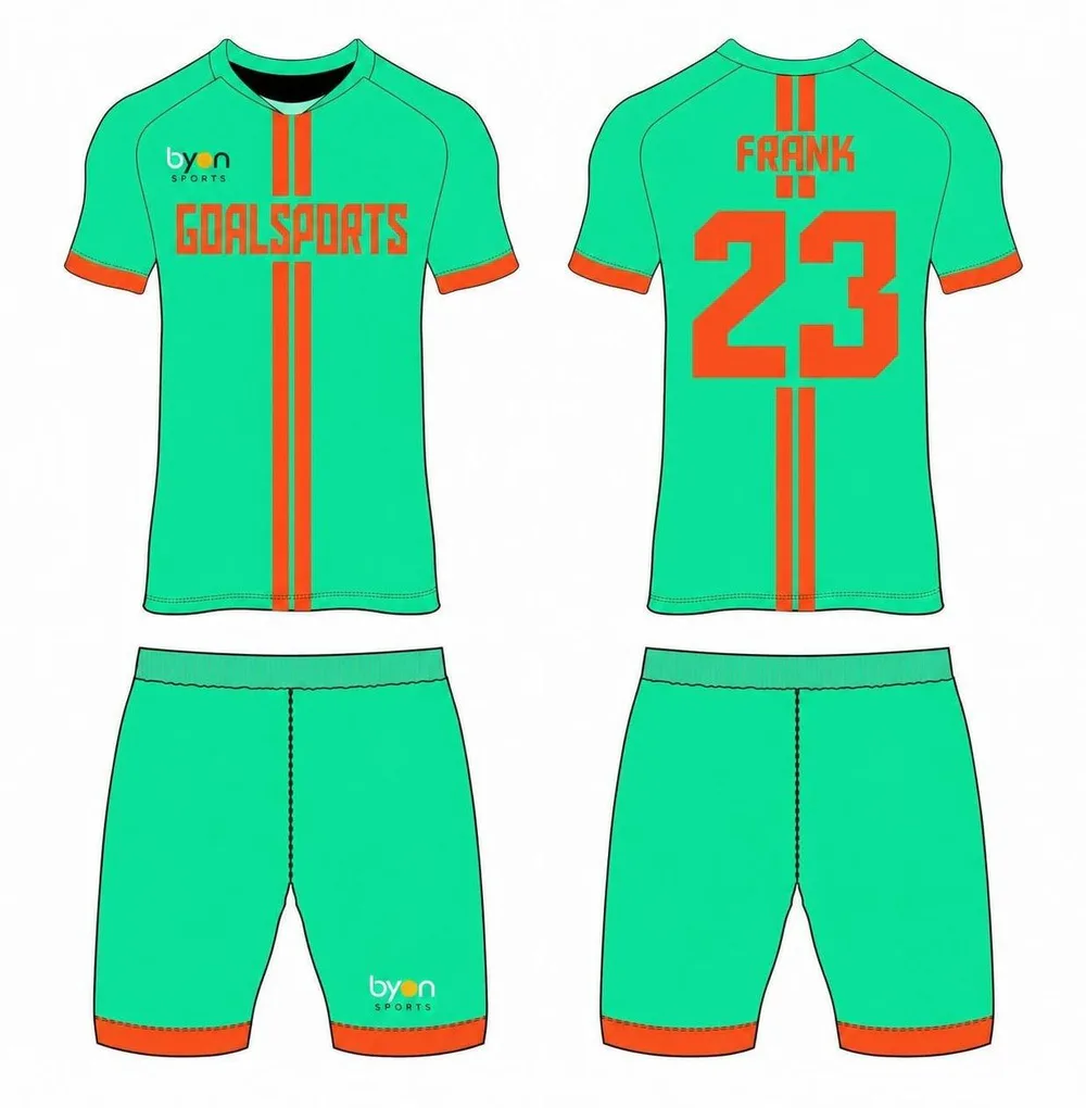Dye sublimation printing Custom design youth custom soccer kits