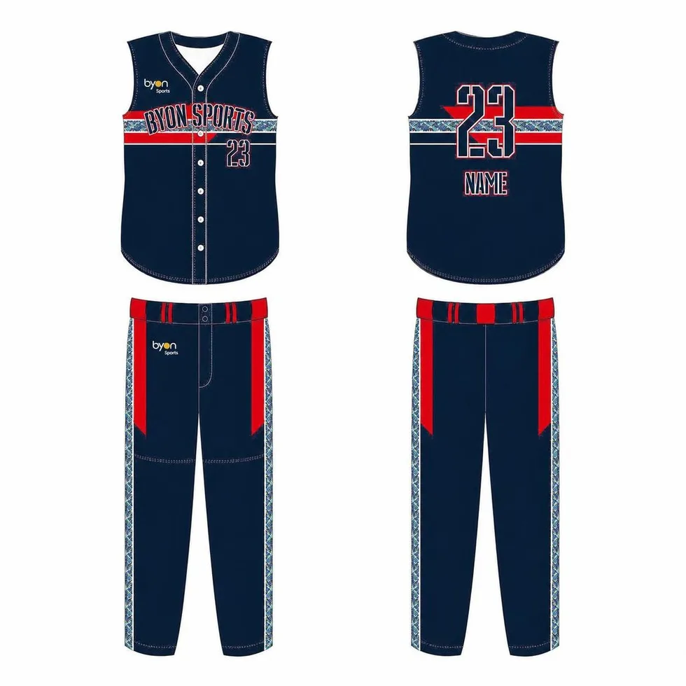 wholesale high quality men's custom made sleeveless Softball Jerseys