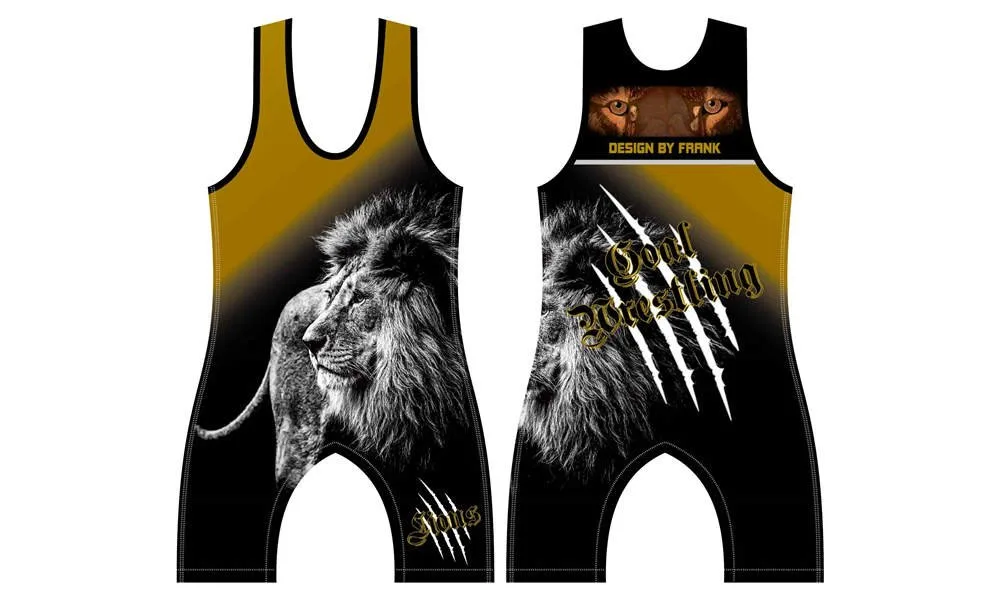 wholesale high quality sublimation custom made wrestling singlets