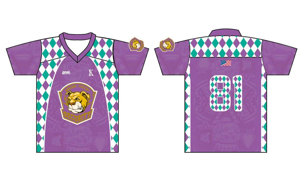 Wholesale Pro Mesh Custom sublimierte gedruckte Lacrosse-Trikots mit kurzen Ärmeln