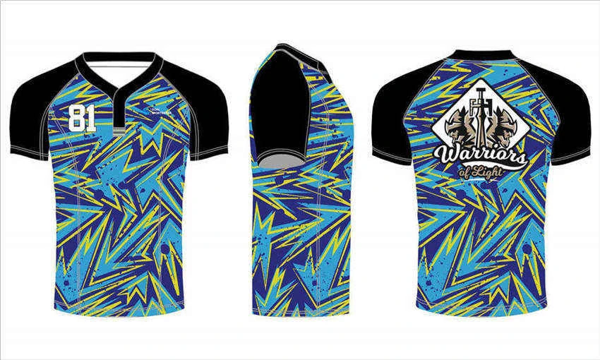 wholesale pro polyester custom sublimated printed team rugby jerseys