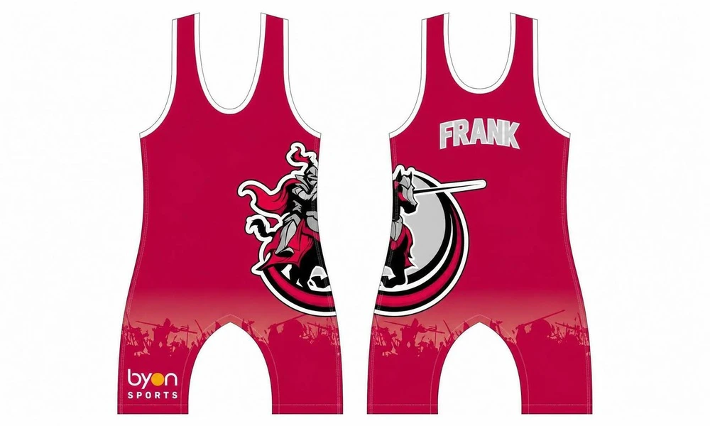 wholesale pro spandex mesh custom sublimated printed wrestling singlets