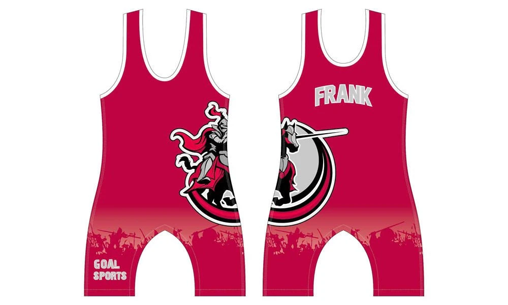 Wholesale Pro Spandex Mesh Custom sublimierte gedruckte Wrestling-Uniformen